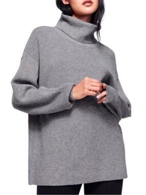 Free People Softly Structured Turtleneck Sweater